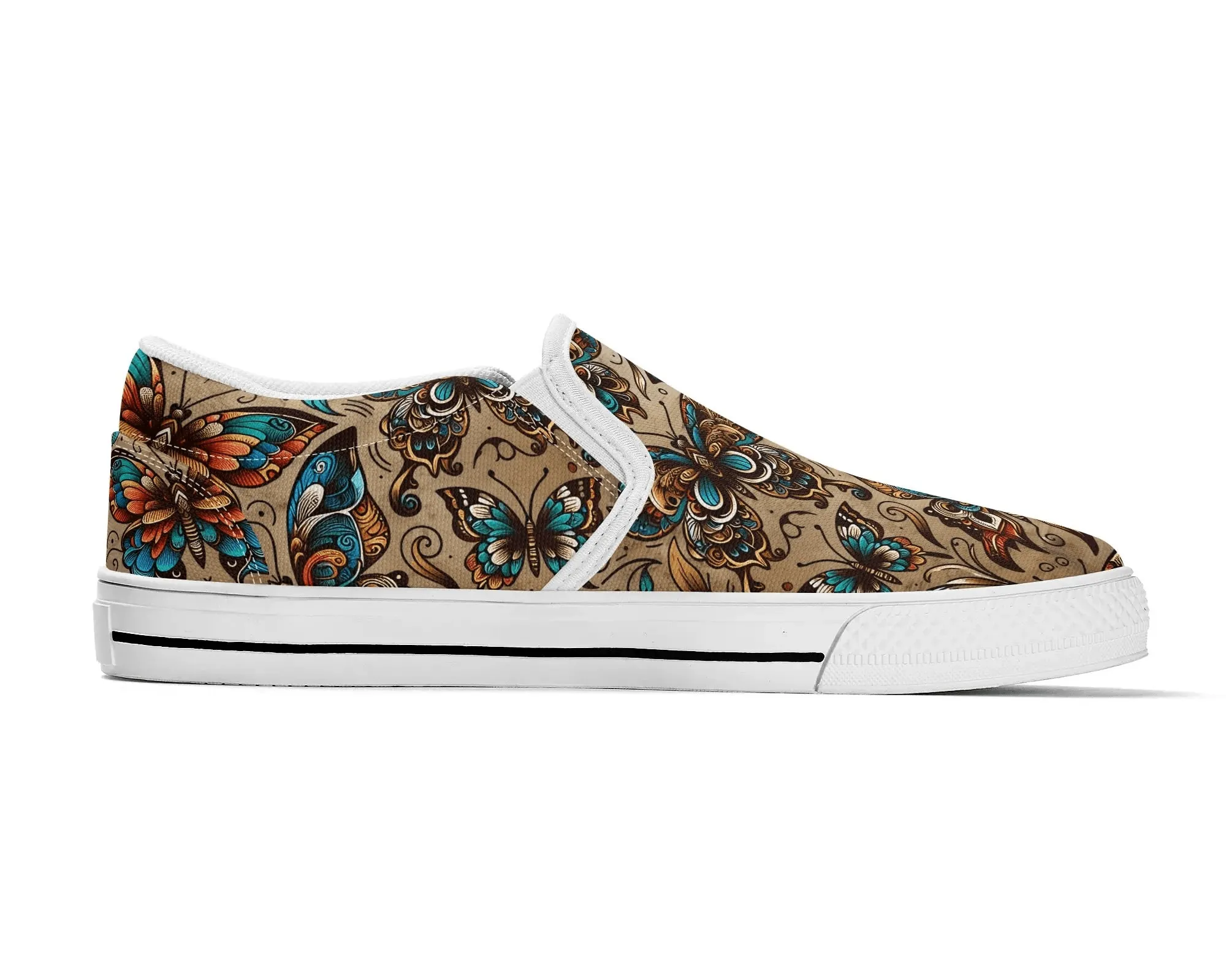 Traditional B-Fly Slip Ons