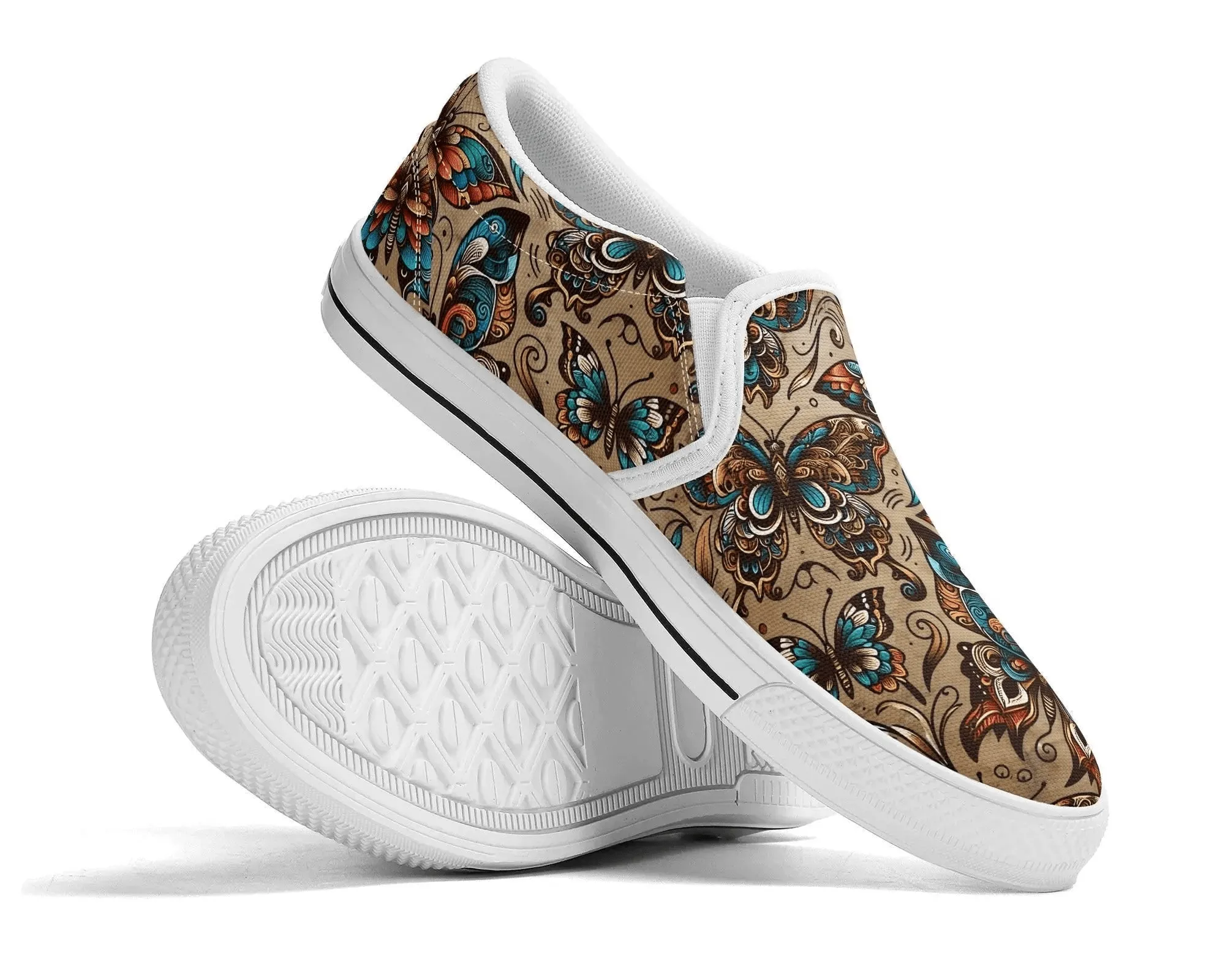 Traditional B-Fly Slip Ons