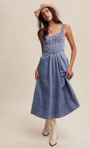 Western Midi Dress