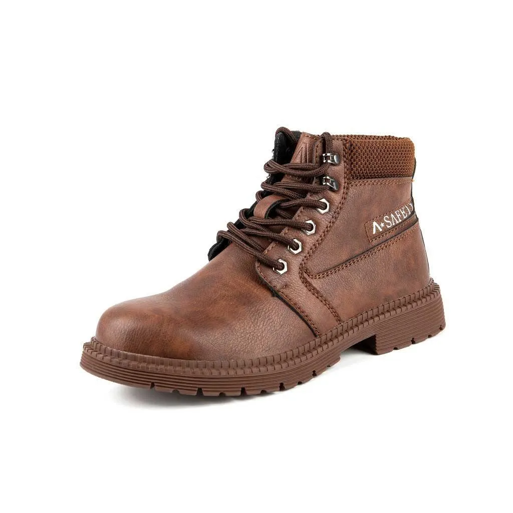 Women's 6" Steel Toe Boots - Rubber Sole | B079